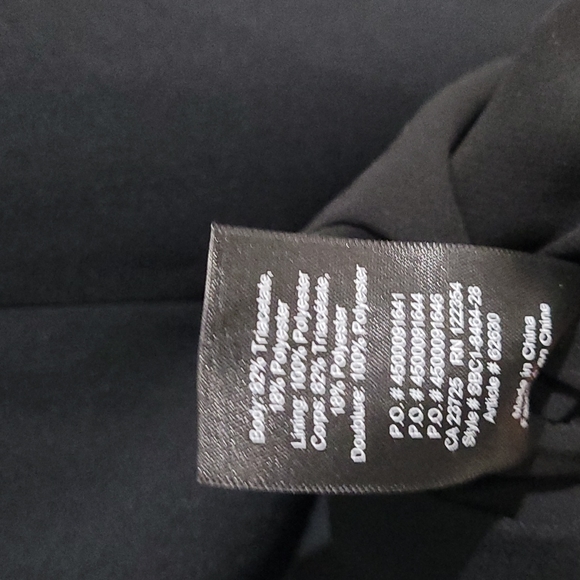 Aritzia Babaton Black Patricio Crepe Tshirt Dress - Picture 8 of 10